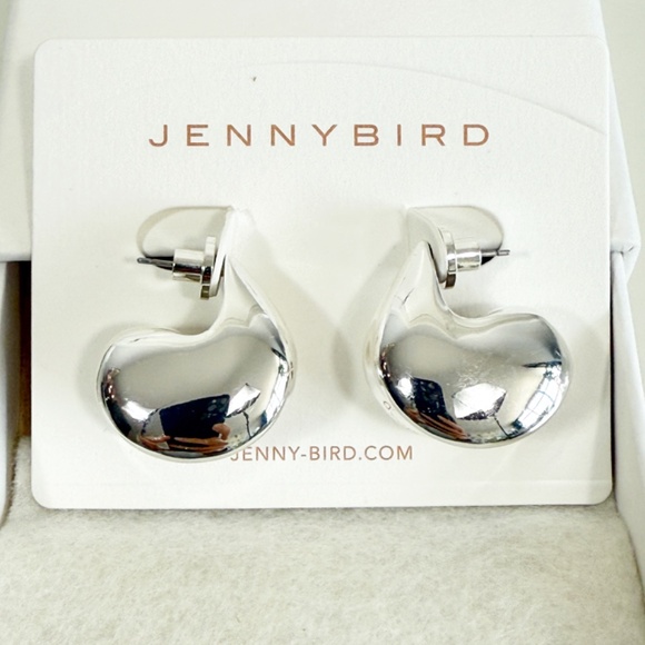 Jenny Bird Nouveaux Puff Earrings - Silver - Picture 6 of 9